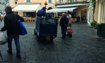 LA FOTONOTIZIA: mezzi sgangherati della Capri Servizi girano sul territorio comunale anche davanti al Comune ed andrebbero fermati