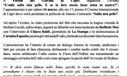 ““L’odio sulla mia pelle. E se la loro storia fosse stata la nostra?”