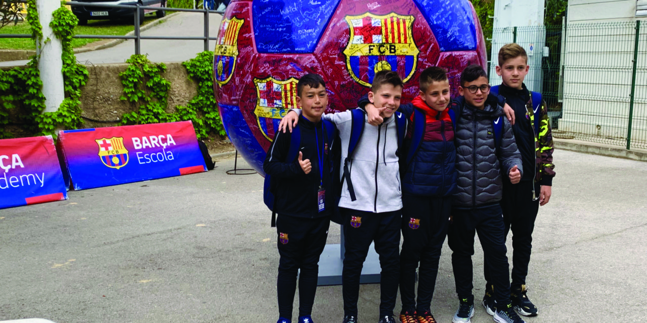 DENIS FARACE AL CAMPUS DEL FC BARCELLONA