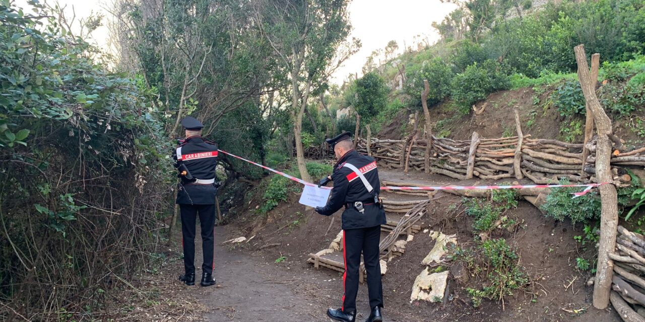 SFREGIO ALLA GROTTA AZZURRA, SEQUESTRATA AREA DI 20MILA METRI QUADRATI